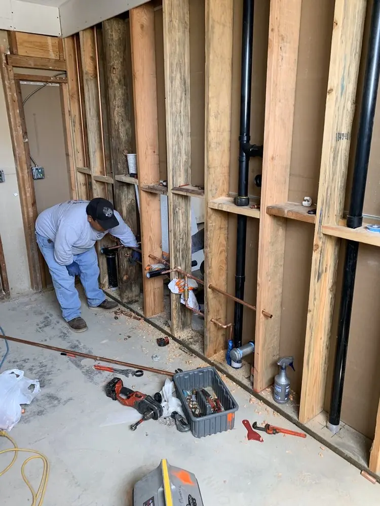 Commercial rough-in plumbing for Water Heater Replacement in Downtown Santa Ana
